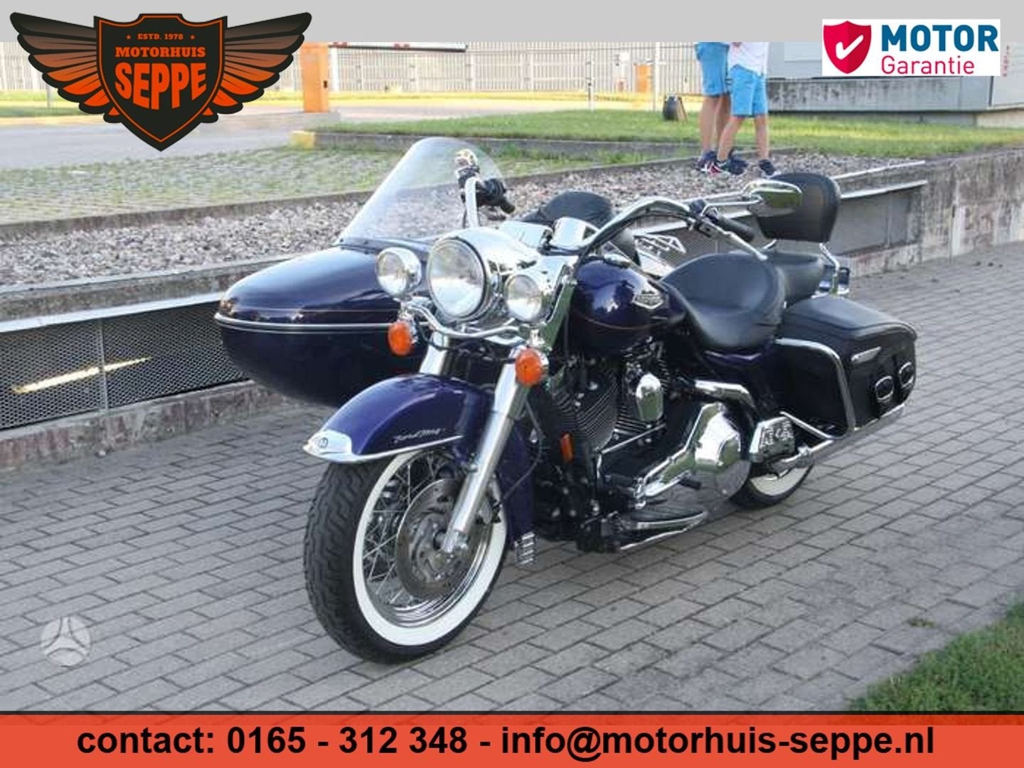 HARLEY-DAVIDSON ROAD KING ZIJSPAN COMBINATIE. (bj 2000) 15,0, Motoren, HARLEY-DAVIDSON, Bedrijf, Onbekend, Toermotor