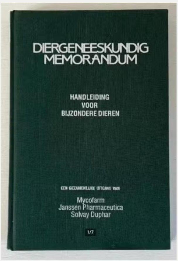 Diergeneeskundig memorandum, Ophalen of Verzenden, Beta, Zo goed als nieuw, HBO