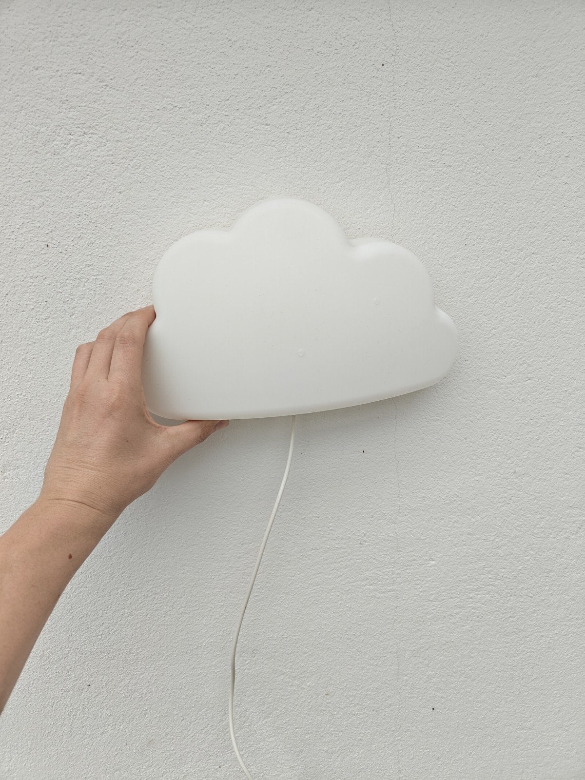 IKEA Wolk Wandlamp LED voor Babykamer, Ophalen of Verzenden, Zo goed als nieuw, Wit, IKEA