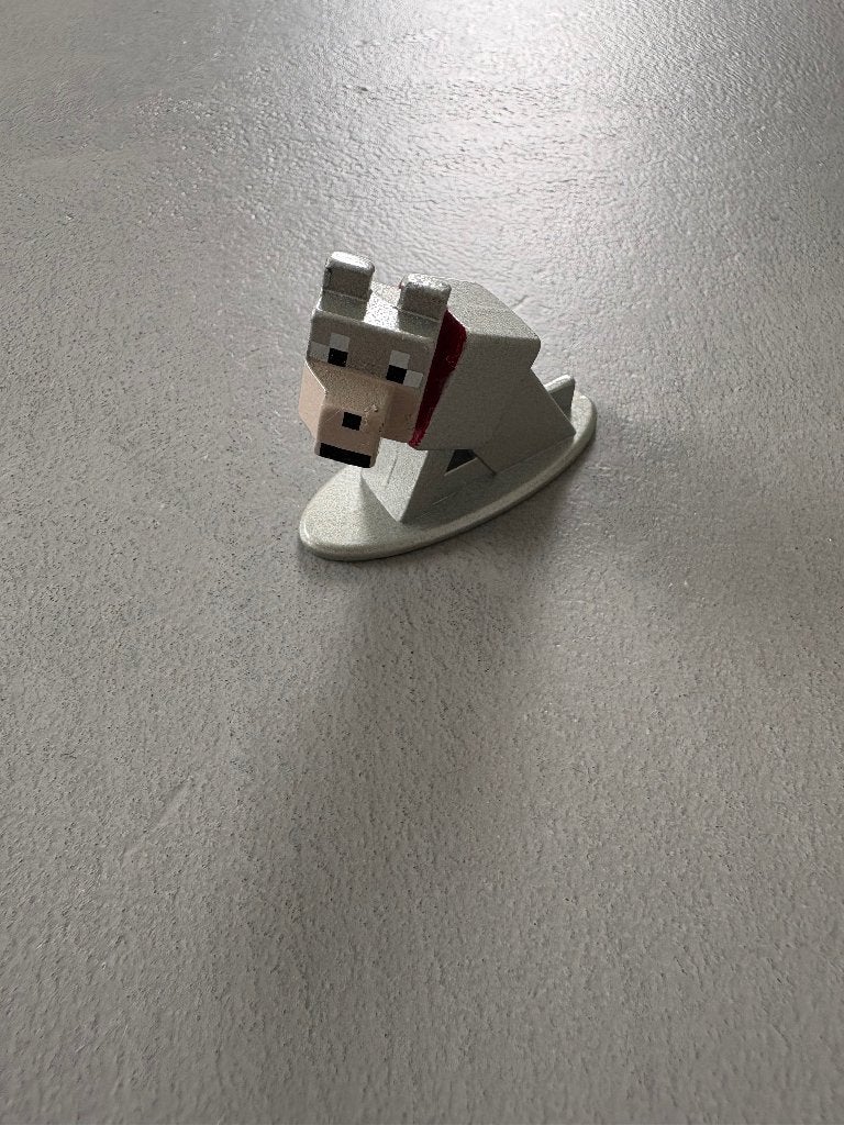 Minecraft ijzeren verzamelfiguur getemde wolf, Ophalen, Nieuw