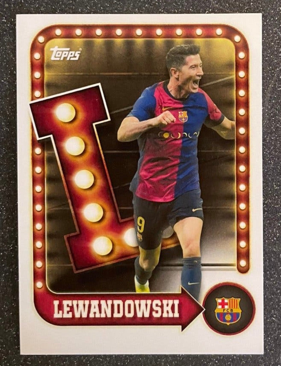 Topps FC BARCELONA 2025    L    LEWANDOWSKI, Verzenden, Zo goed als nieuw, Plaatje