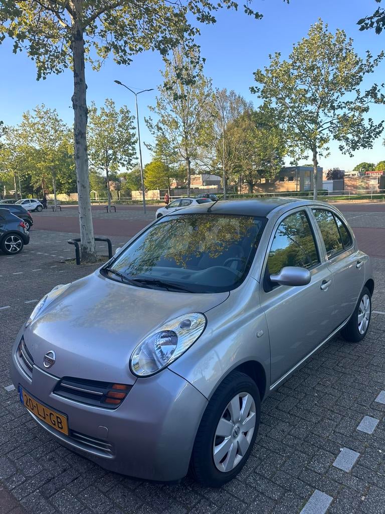 Nissan Micra 1.4 5DR Zeer Goed onderhouden nieuwe apk, Auto's, Voorwielaandrijving, Stof, 40 €/maand, 4 cilinders