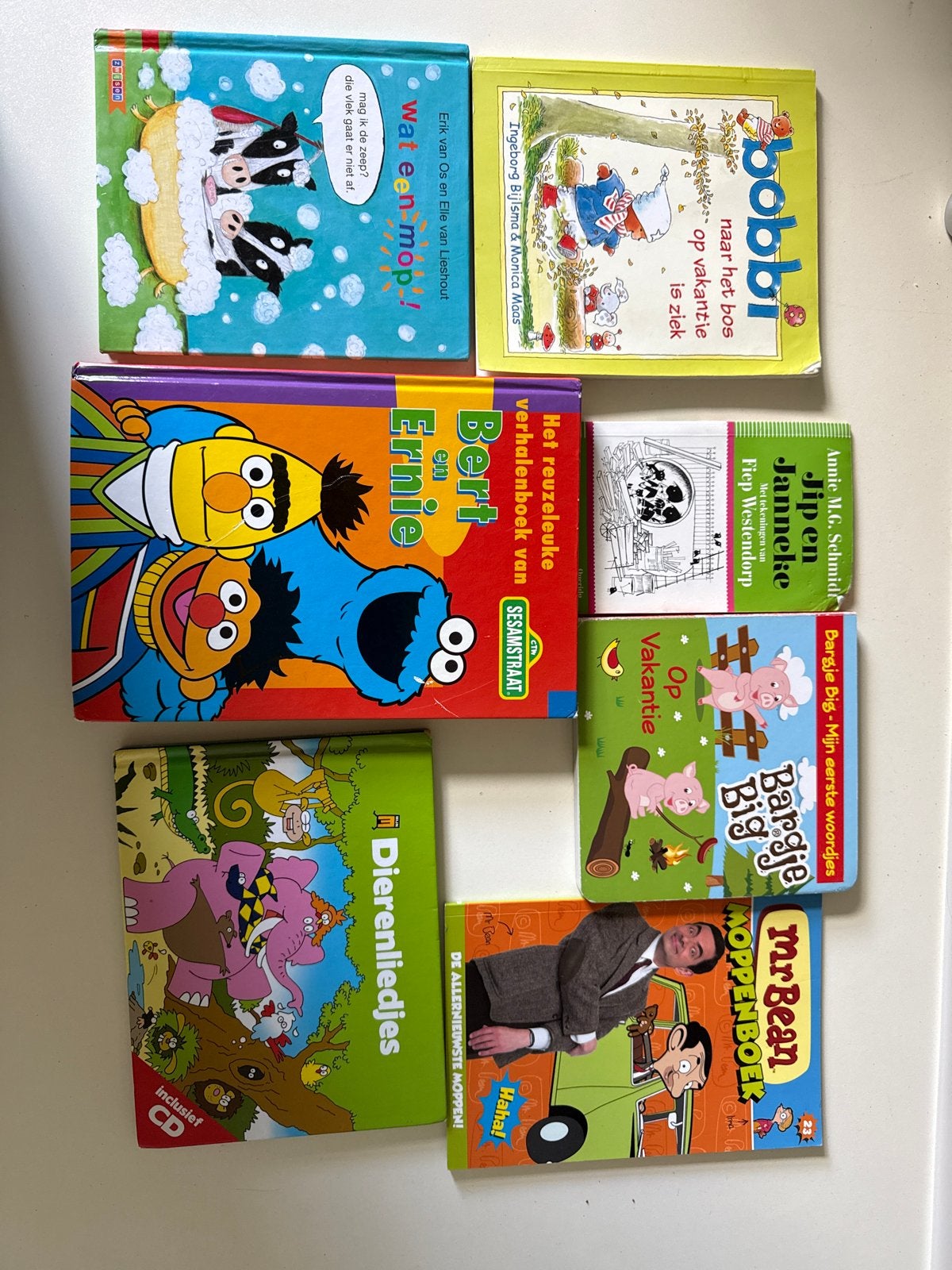 Grote collectie kinderboeken: Sesamstraat, Jip & Janneke en, Boeken, Ophalen of Verzenden, Gelezen, Fictie algemeen