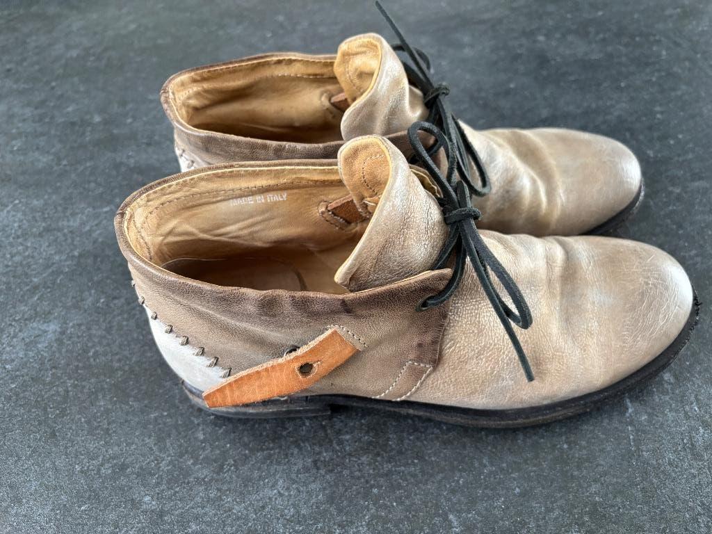 Airstep - AS98 enkellaarzen/ schoen maat 38 beige, Verzenden, Beige, Airstep, Lage of Enkellaarzen