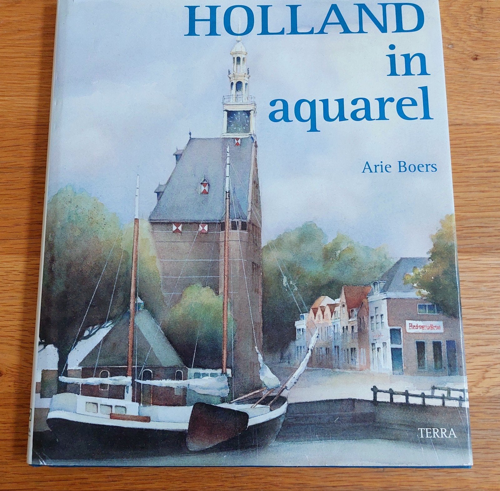 Holland in aquarel - Arie Boers (kunstboek), Ophalen of Verzenden, Zo goed als nieuw, Overige onderwerpen, Arie Boers