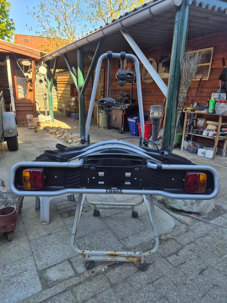 Thule euroway 945 voor 2 fietsen, Auto diversen, Fietsendragers, Ophalen of Verzenden, Zo goed als nieuw, Trekhaakdrager