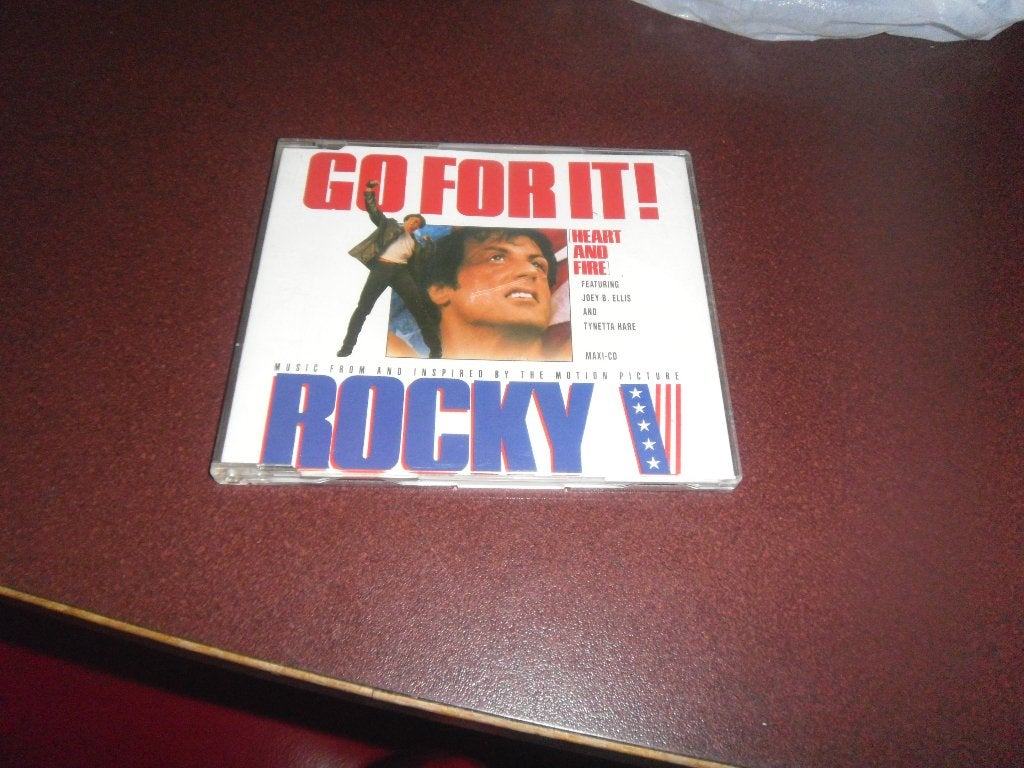 cd rocky IV, go for it!, heart and fire, maxi cd, Ophalen of Verzenden, Zo goed als nieuw, Pop