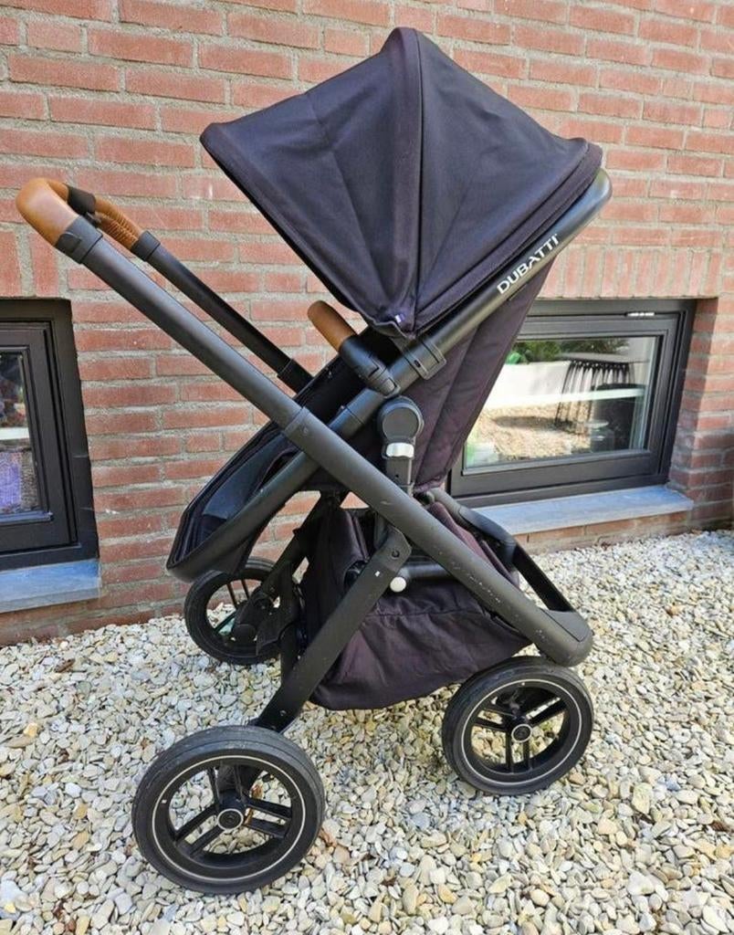 Dubatti kinderwagen incl toebehoren, Gebruikt, Verstelbare duwstang, Ophalen, Kinderwagen