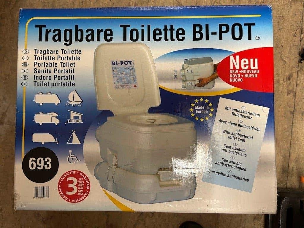 draagbaar toilet, Ophalen, Nieuw