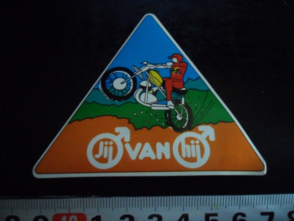 sticker JIJ van HIJ  motorcross, Ophalen, Zo goed als nieuw