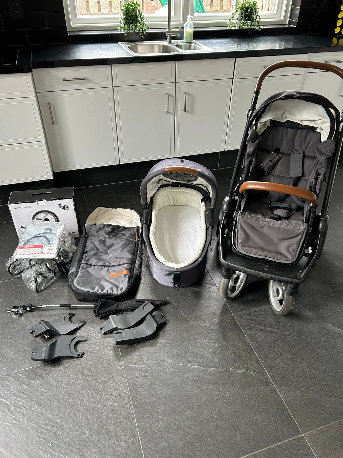Mutsy Evo kinderwagen, Ophalen, Gebruikt, Luchtbanden, Combiwagen