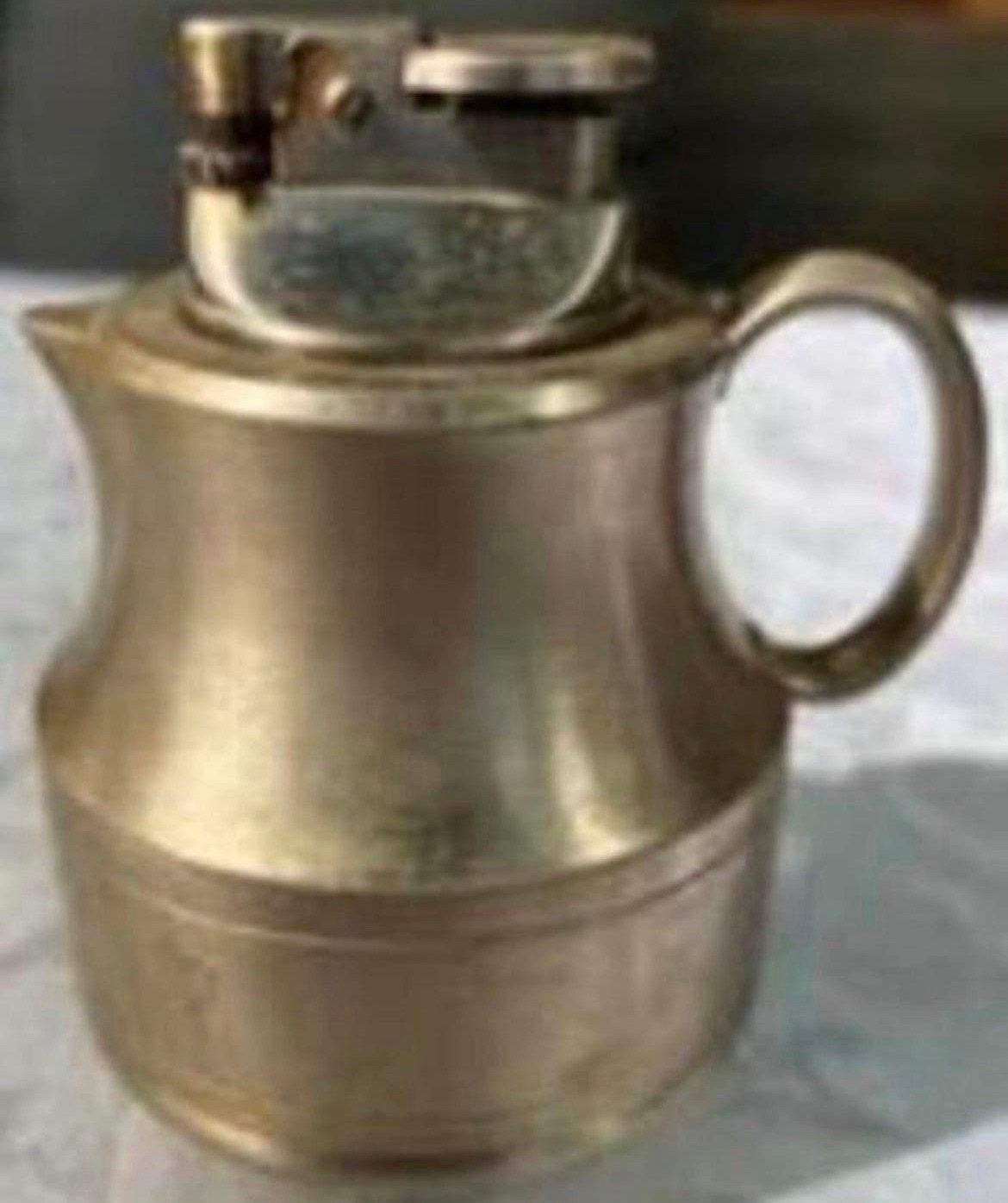 Vintage Zinken Tafelaansteker - Verzamelaansteker, Ophalen of Verzenden