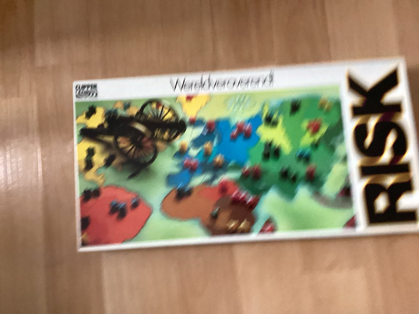 Risk Wereldveroverend bordspel - Klassieke editie, Drie of vier spelers, Ophalen of Verzenden, Gebruikt