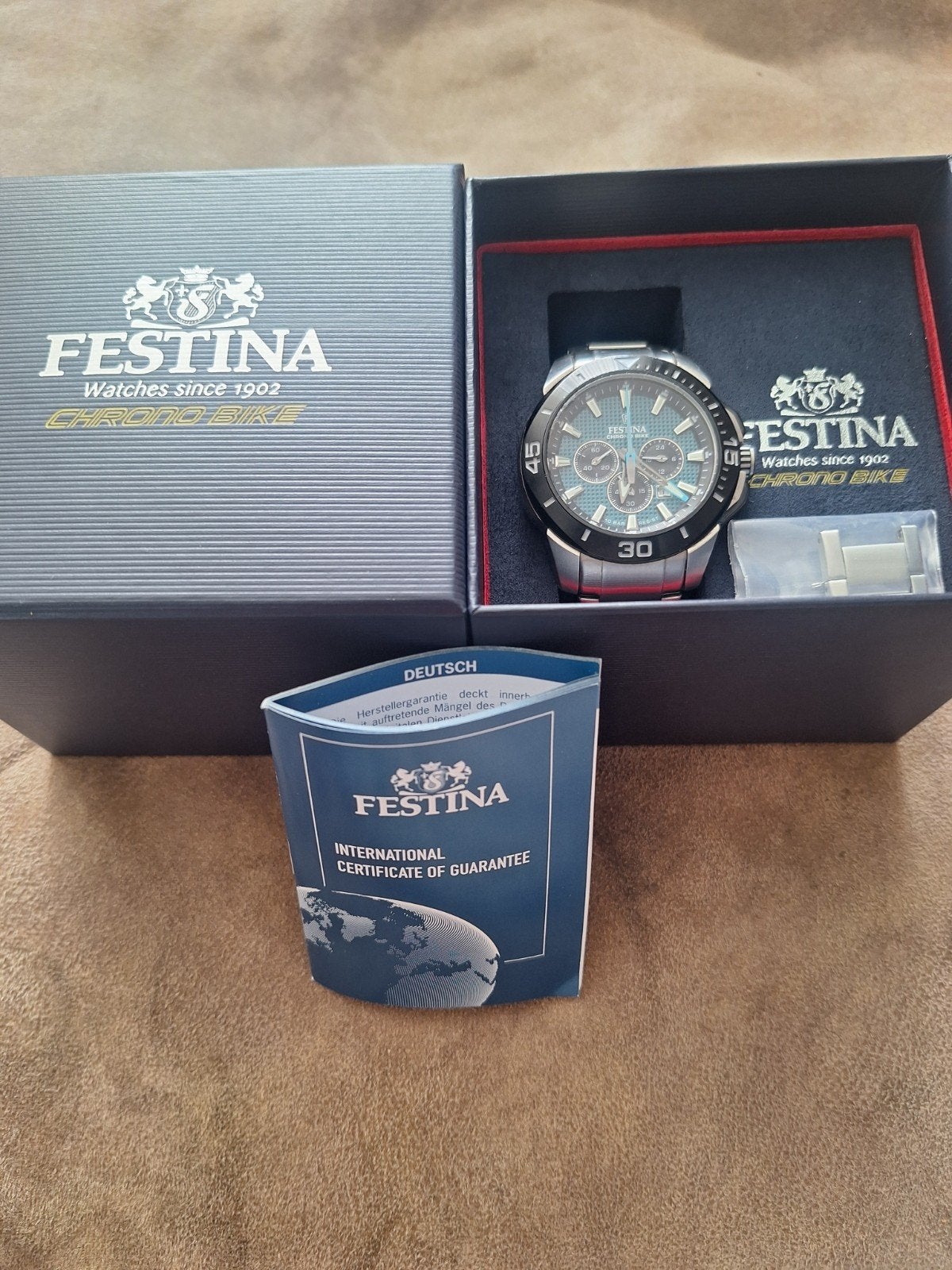 Mooi Festina heren horloge, Ophalen of Verzenden, Zo goed als nieuw, Staal, Overige merken