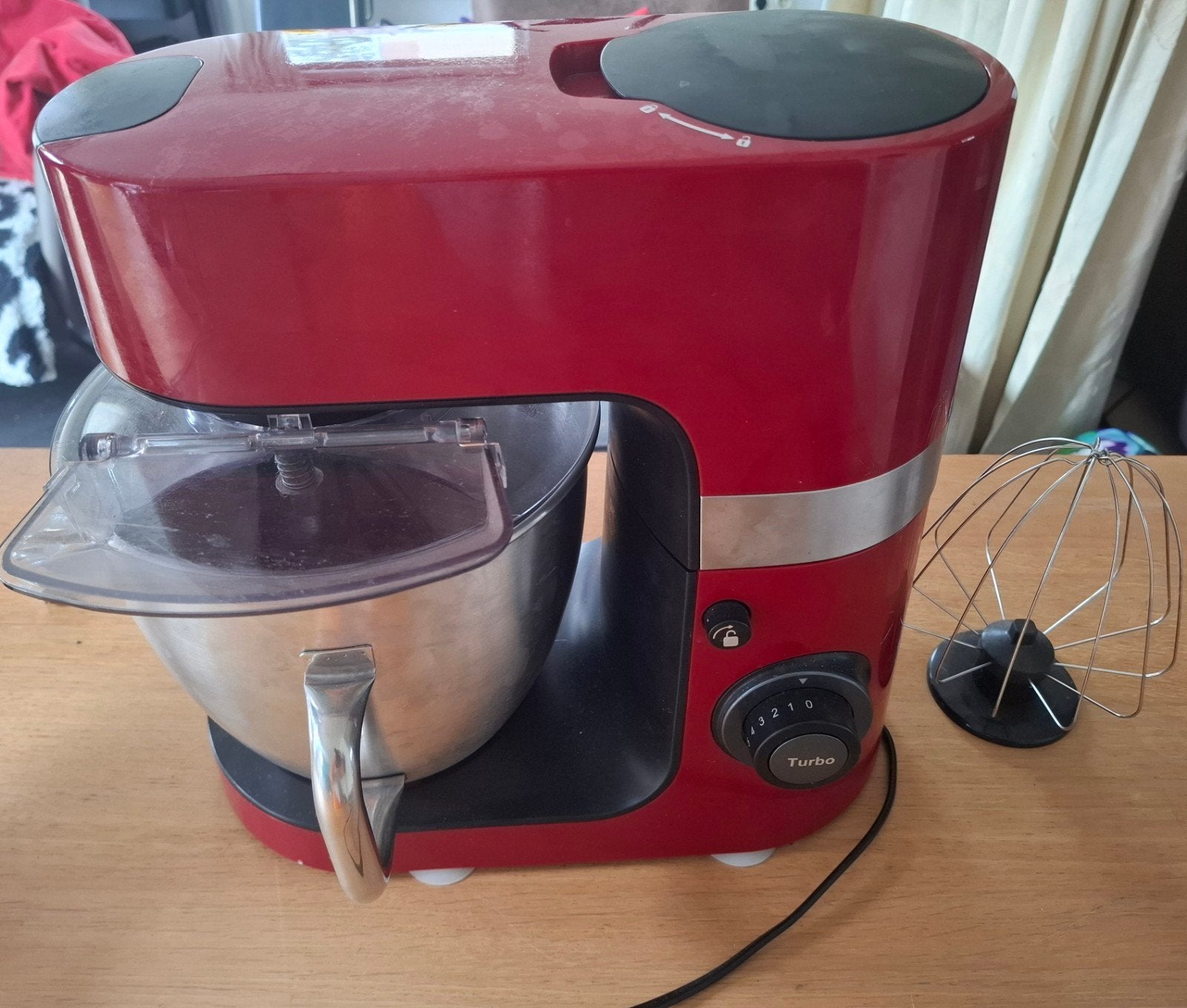 Keukenmachine, 4 liter of meer, Ophalen, Zo goed als nieuw, 3 snelheden of meer