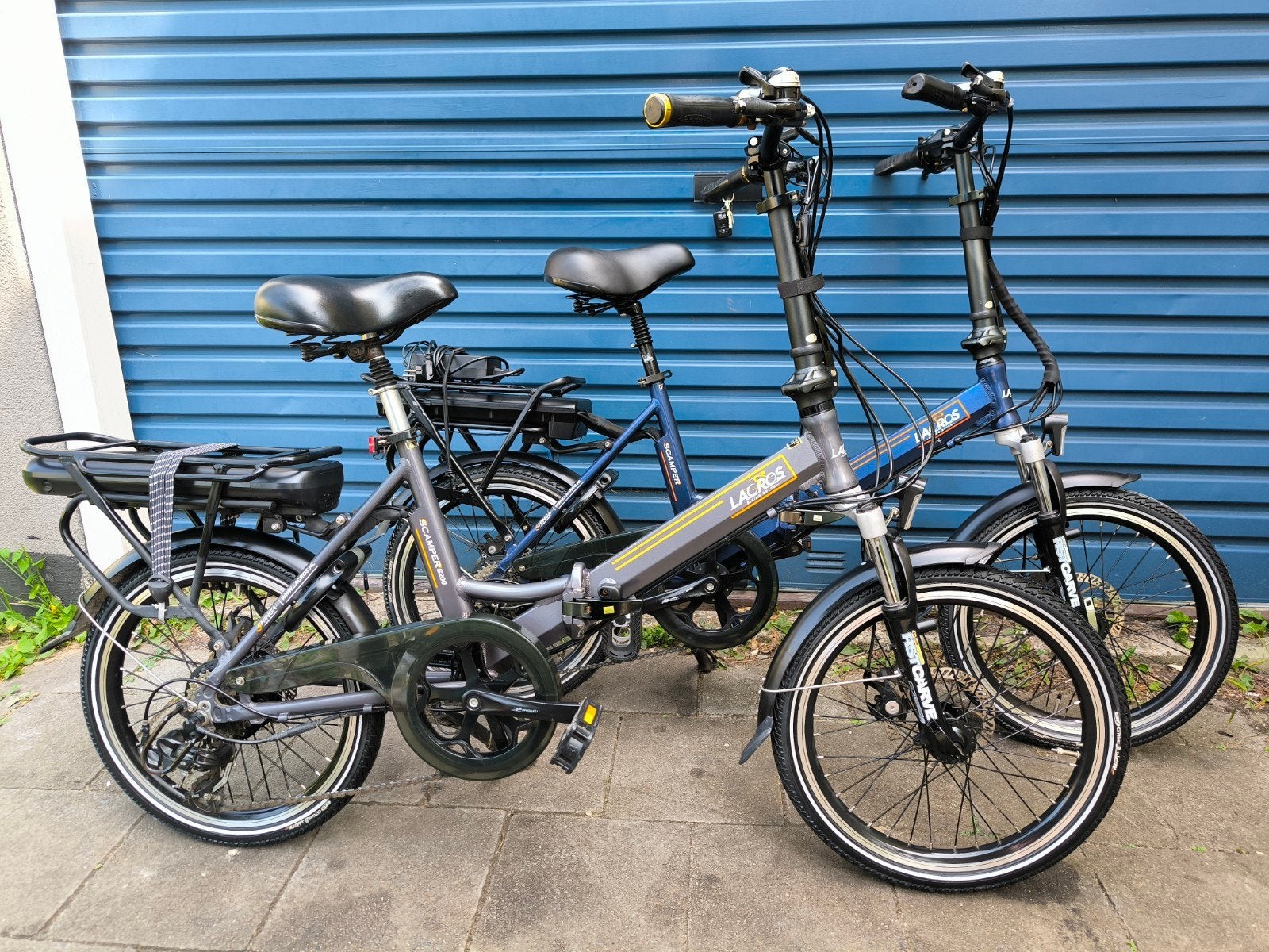 Set Lacros Scamper S200 Elektrische Vouwfietsen, Fietsen en Brommers, Fietsen | Vouwfietsen, 20 inch of meer, Versnellingen, Ophalen of Verzenden