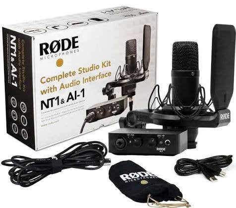 Rode NT1-AI1 Kit: Studio Microfoon voor Recording & Gaming, Muziek en Instrumenten, Microfoons, Ophalen, Zo goed als nieuw, Studiomicrofoon