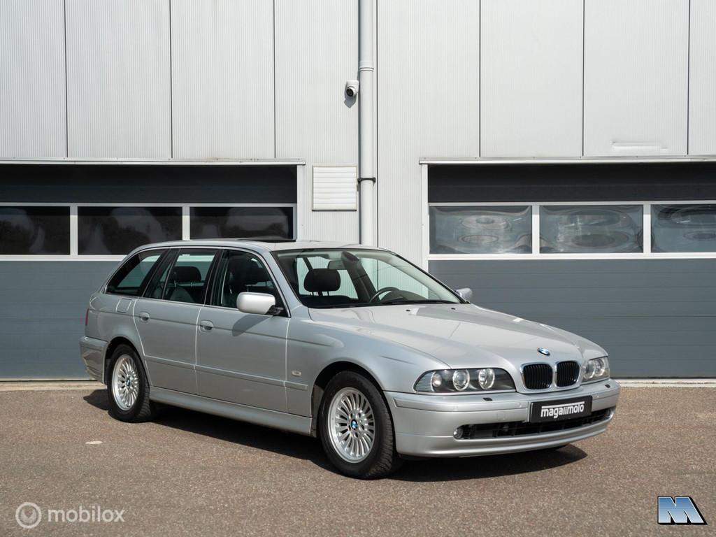 BMW E39 5-serie Touring 525i Youngtimer | Leer | Memory |, Auto's, BMW, Bedrijf, Te koop, 5-Serie, ABS, Airbags, Airconditioning
