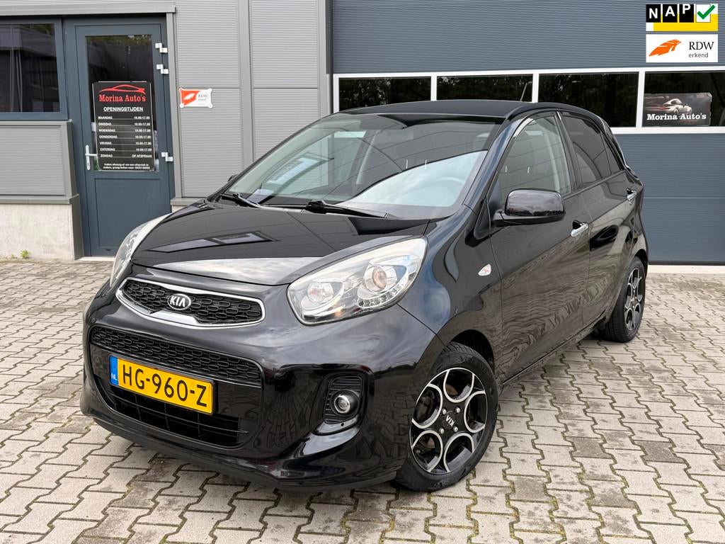 Kia Picanto 1.0 CVVT First Edition, Auto's, Kia, Voorwielaandrijving, Euro 5, Stof, Gebruikt