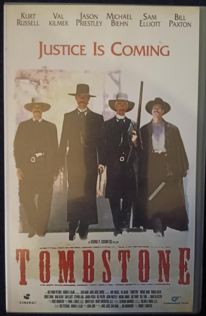 Tombstone vhs, Alle leeftijden, Ophalen of Verzenden, Zo goed als nieuw, Horror