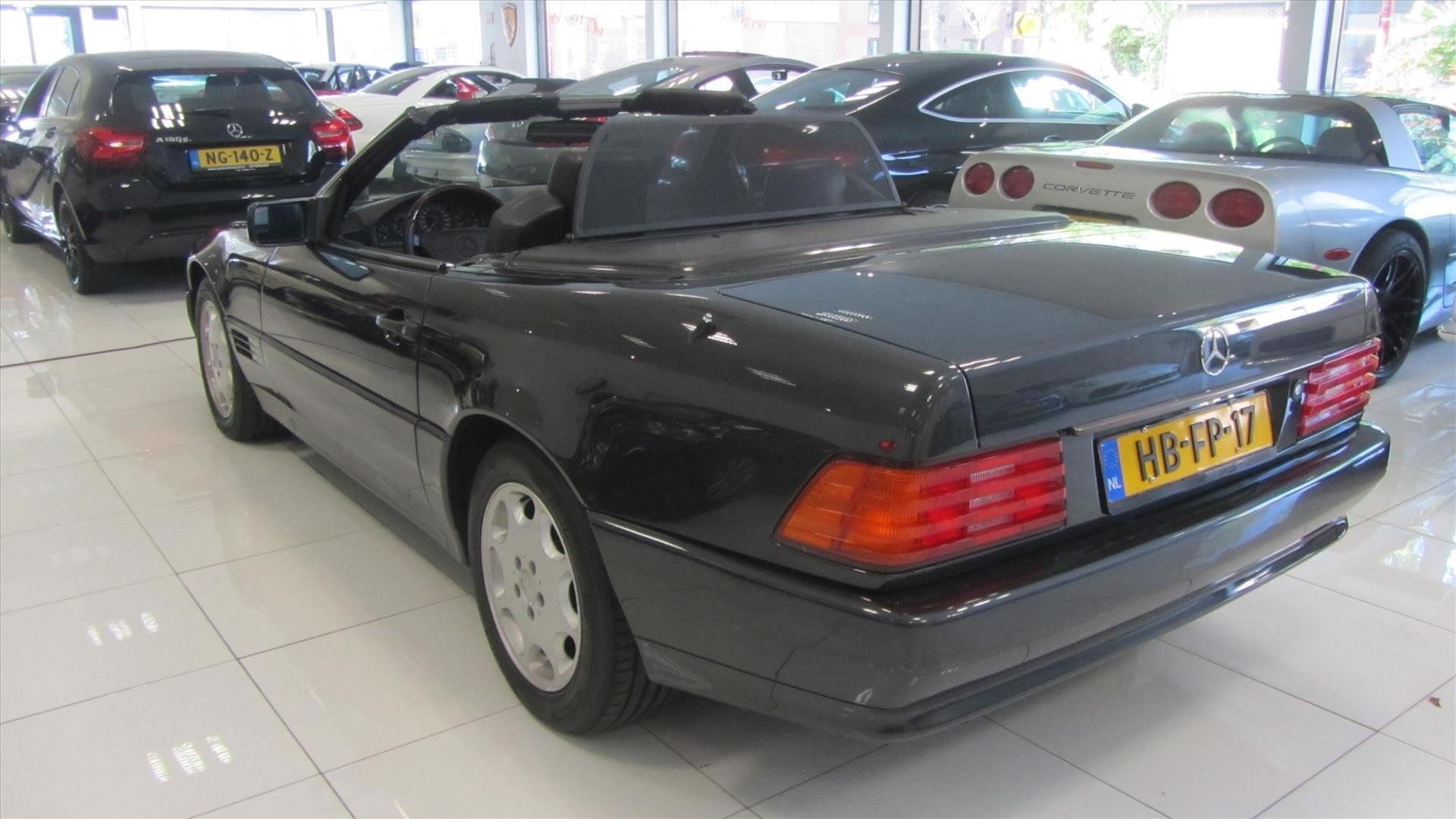 Mercedes SL-Klasse 3.2 SL320 ROADSTER AUT, Auto's, Automaat, Gebruikt, Zwart, Cabriolet