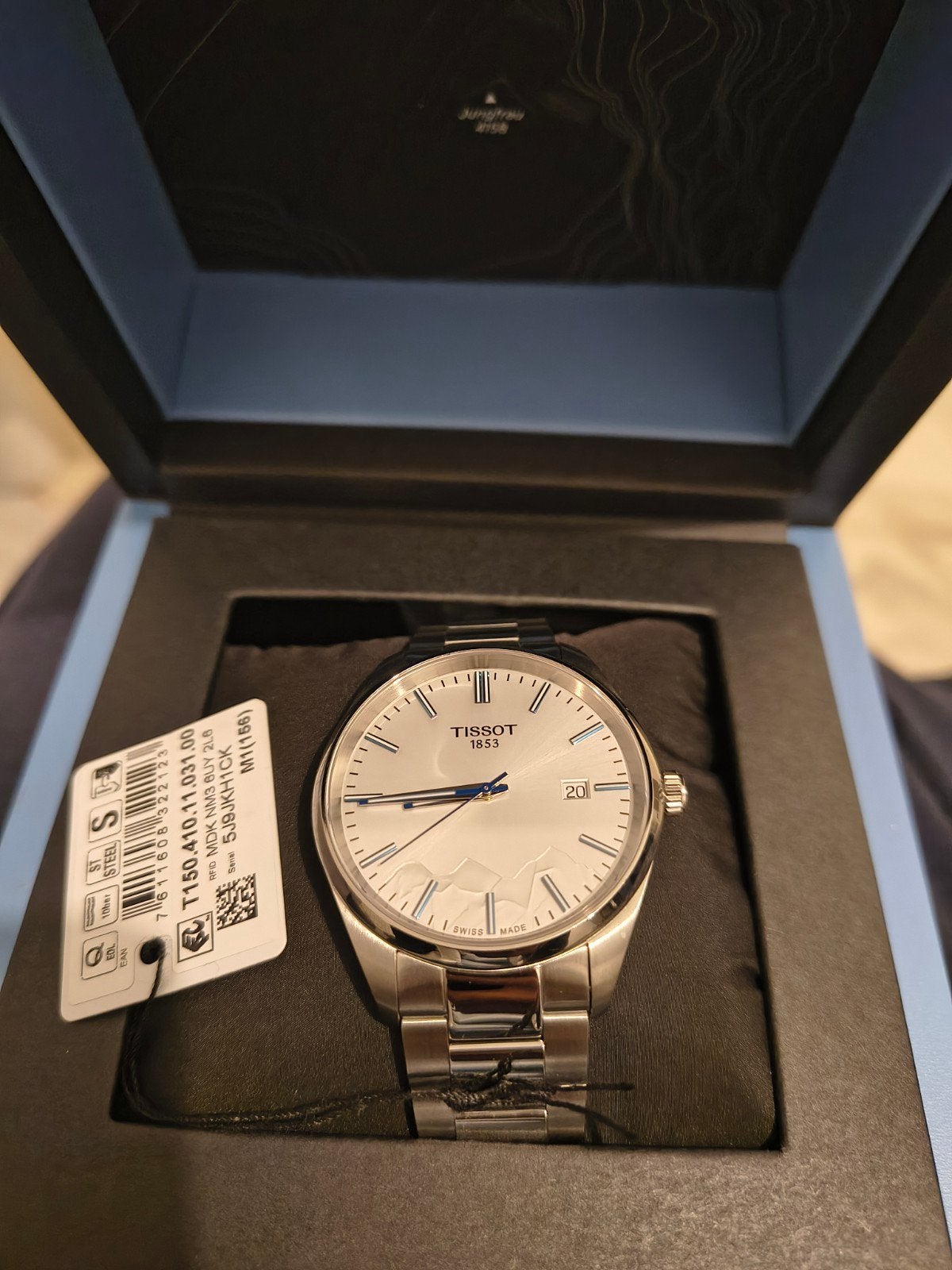 Tissot Jungfrau Herenhorloge - Nieuw in Doos, Ophalen of Verzenden, Nieuw, Staal, Overige merken