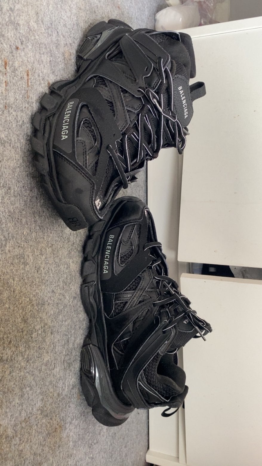 Balenciaga Tracks, Zwart, Ophalen of Verzenden, Sneakers of Gympen, Gedragen