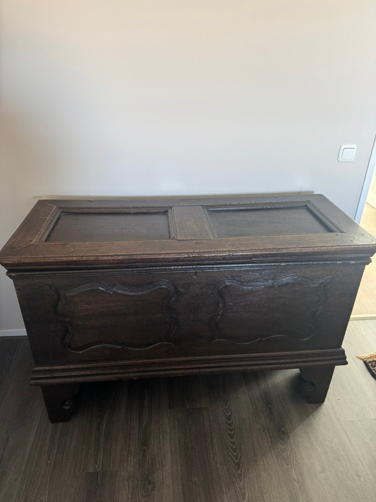 Oude dekenkist met certificaat te koop, Ophalen, 50 – 75, Gebruikt, 100 tot 150 cm