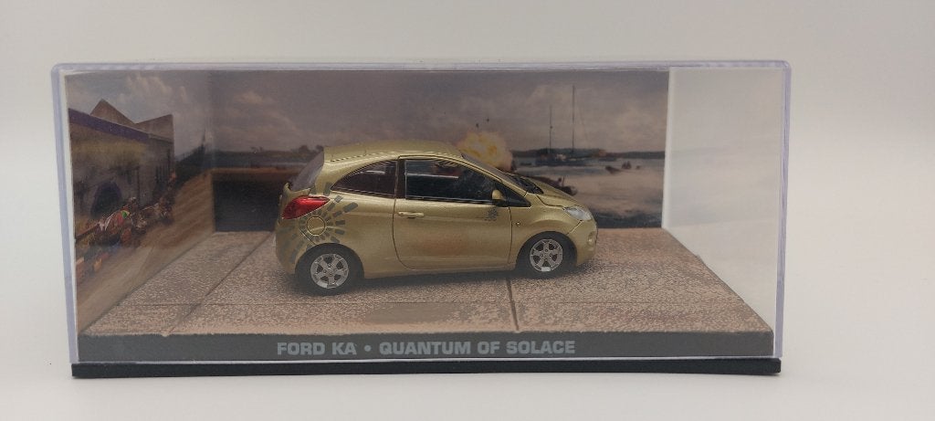#60 Ford Ka James bond auto met boekje, Verzenden, Nieuw, Auto, Universal Hobbies