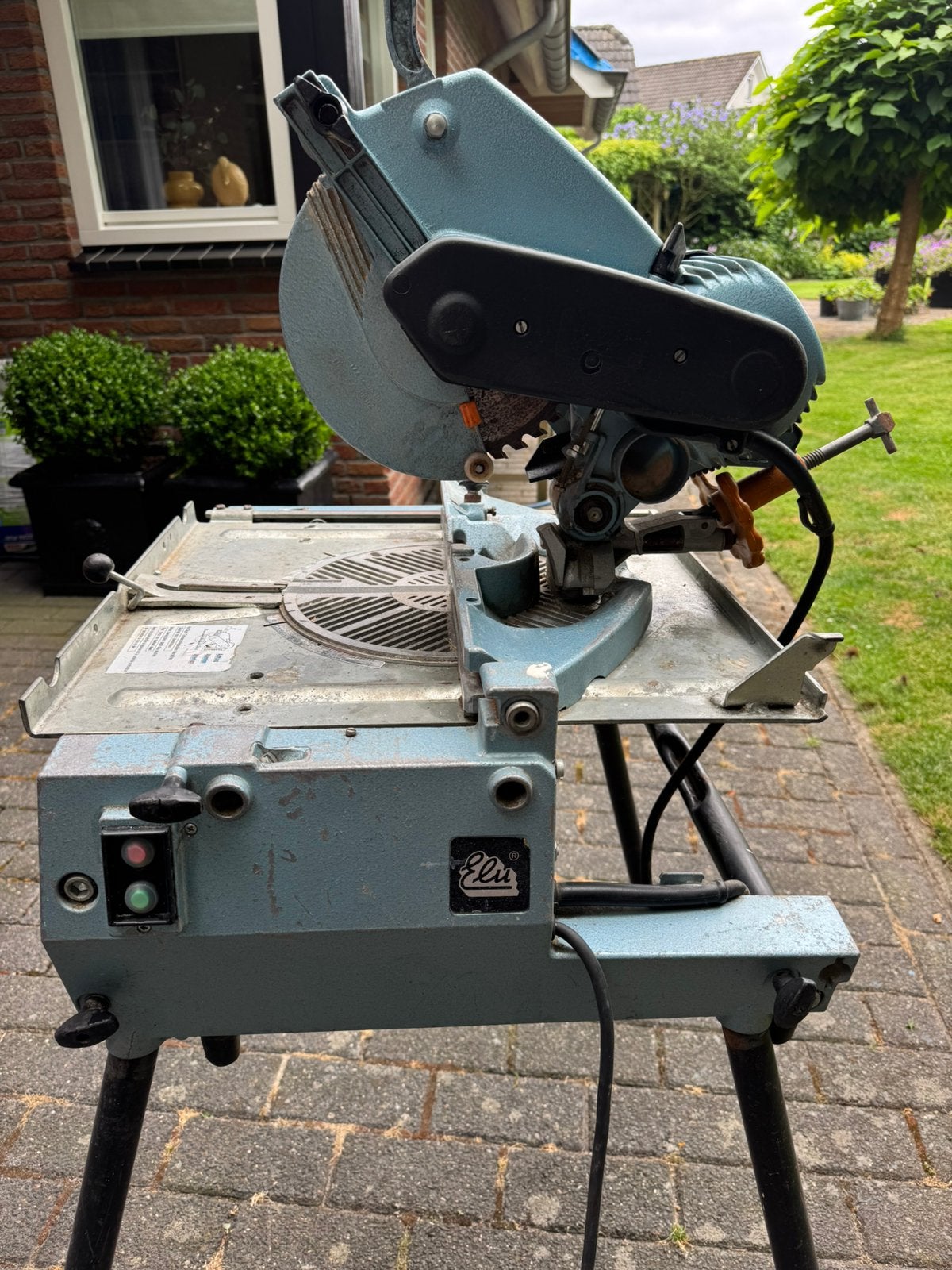 Elu tafel-, afkort- en verstekzaagmachine TGS 172, Ophalen, Gebruikt, 70 mm of meer, Afkortzaag