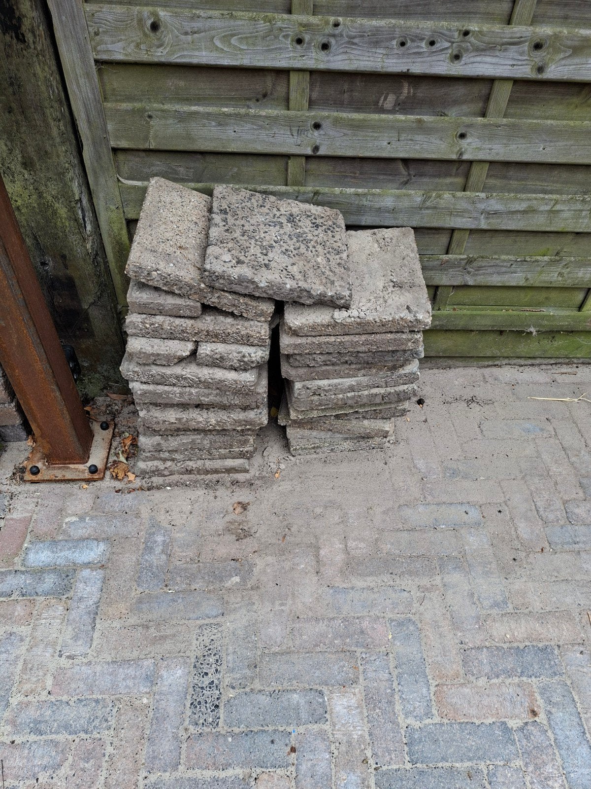 30x30 tegel. gratis., Tuin en Terras, Tegels en Klinkers, Ophalen of Verzenden, Gebruikt, Beton, Terrastegels