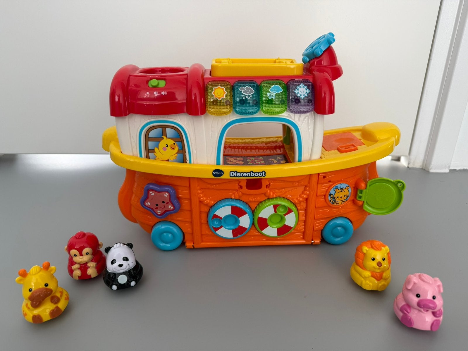 Vtech dierenboot, Ophalen, Zo goed als nieuw, 6 maanden tot 2 jaar