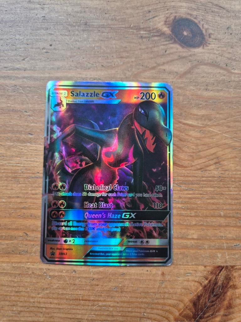 Pokemon kaart Salazzle GX, Ophalen of Verzenden
