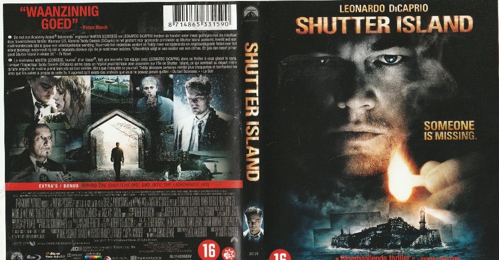 Shutter island blu ray ( ned. Ondert. ), Cd's en Dvd's, Blu-ray, Ophalen of Verzenden, Zo goed als nieuw, Thrillers en Misdaad