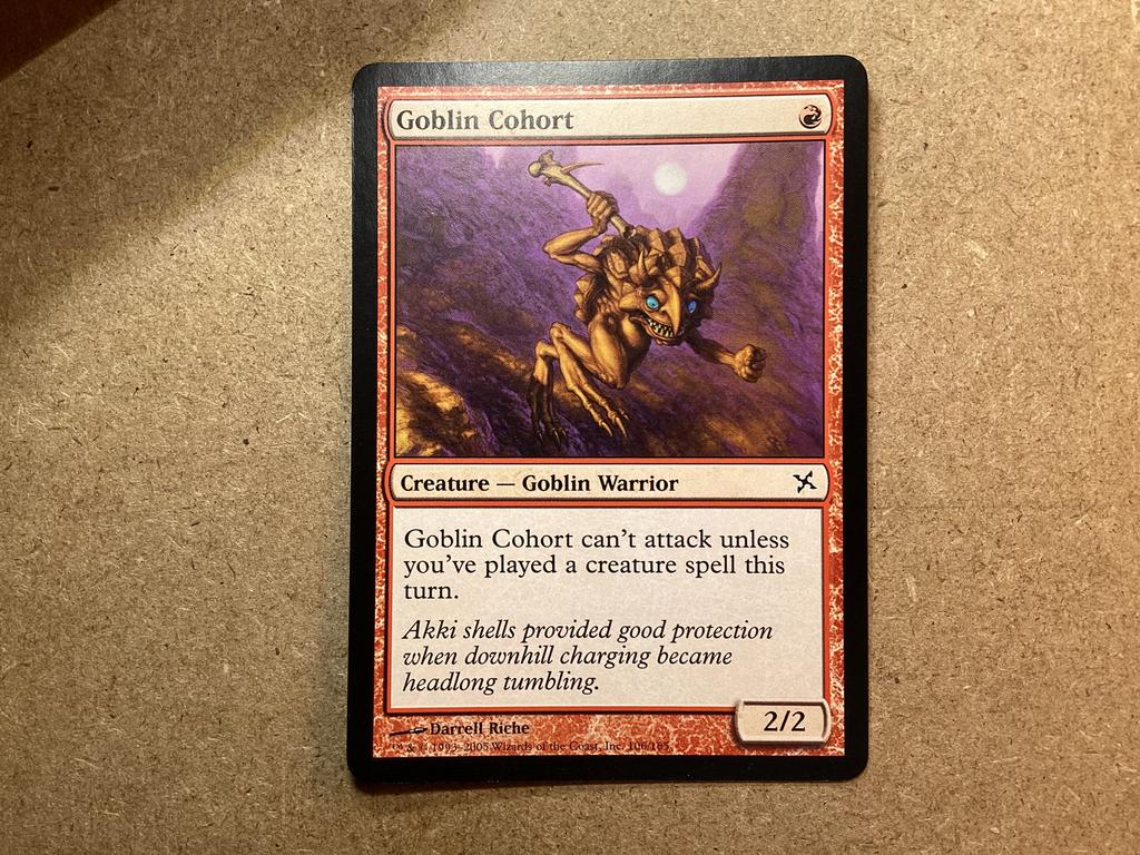 1x Goblin Cohort [106/165] (Excellent), Ophalen of Verzenden, Zo goed als nieuw, Losse kaart