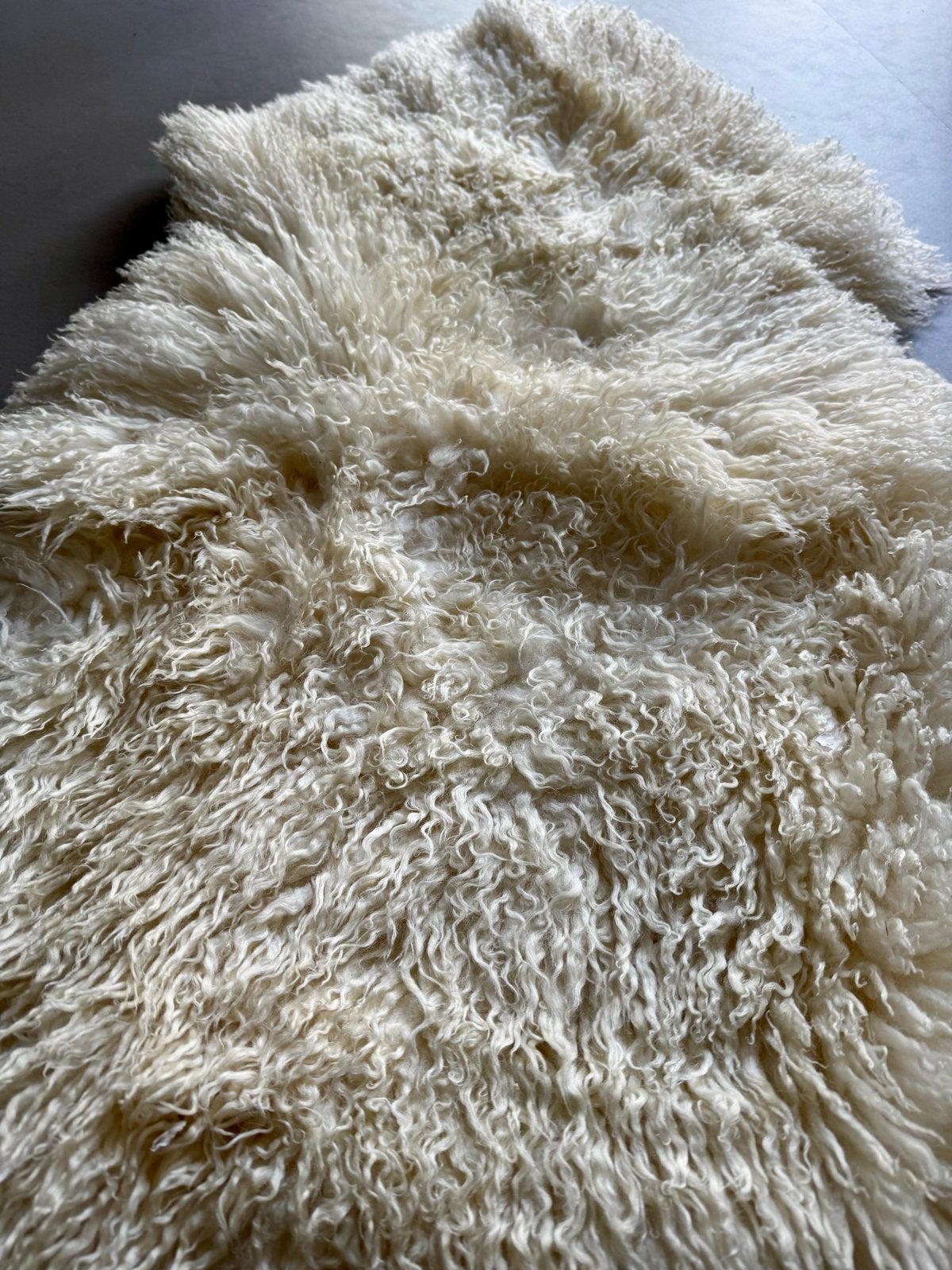 Schapenvacht (geen nep)- Zacht en warm, Ophalen, 100 tot 150 cm, Wit, 50 tot 100 cm