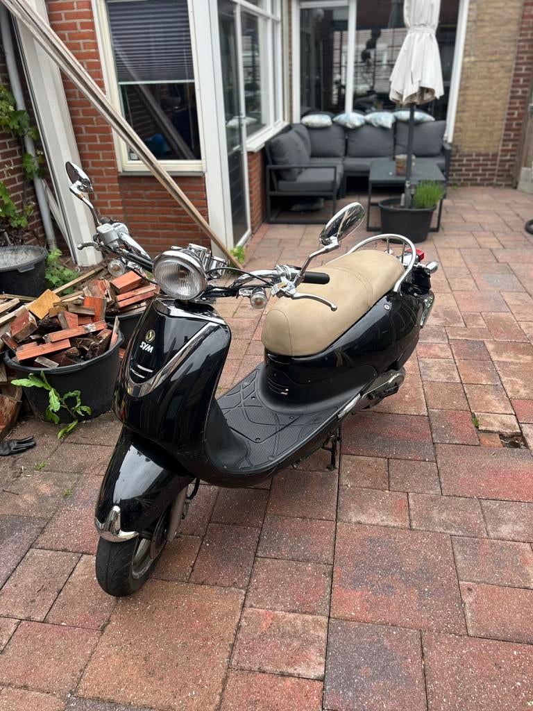Mooie SYM allo, Ophalen, Zo goed als nieuw, Benzine, Allo