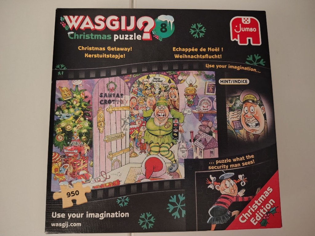 Wasgij Christmas 8, puzzel 950 stukjes, Ophalen, 500 t/m 1500 stukjes, Zo goed als nieuw