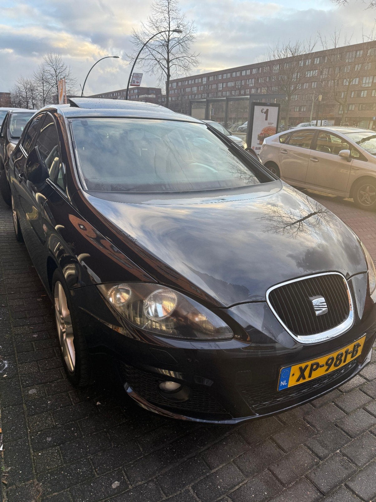 Seat Leon 1.4 TSI 92KW 2009 Zwart, Auto's, Seat, Particulier, Leon, ABS, Airbags, Airconditioning, Bluetooth, Bochtverlichting