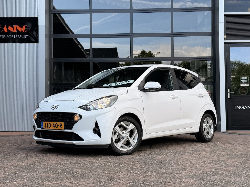 Hyundai i10 1.2Ltr 4 cilinder 61KW 2023 Wit, Auto's, 83 pk, Stof, Bluetooth, 4 cilinders
