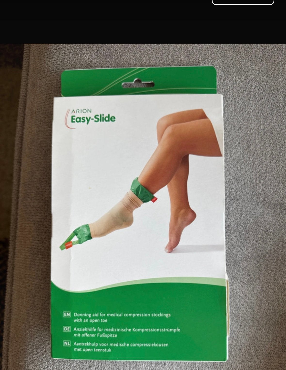 Easy slide nieuw aantrek hulp voor steun kousen, Ophalen of Verzenden, Zo goed als nieuw, Zwart, Stay-up kousen