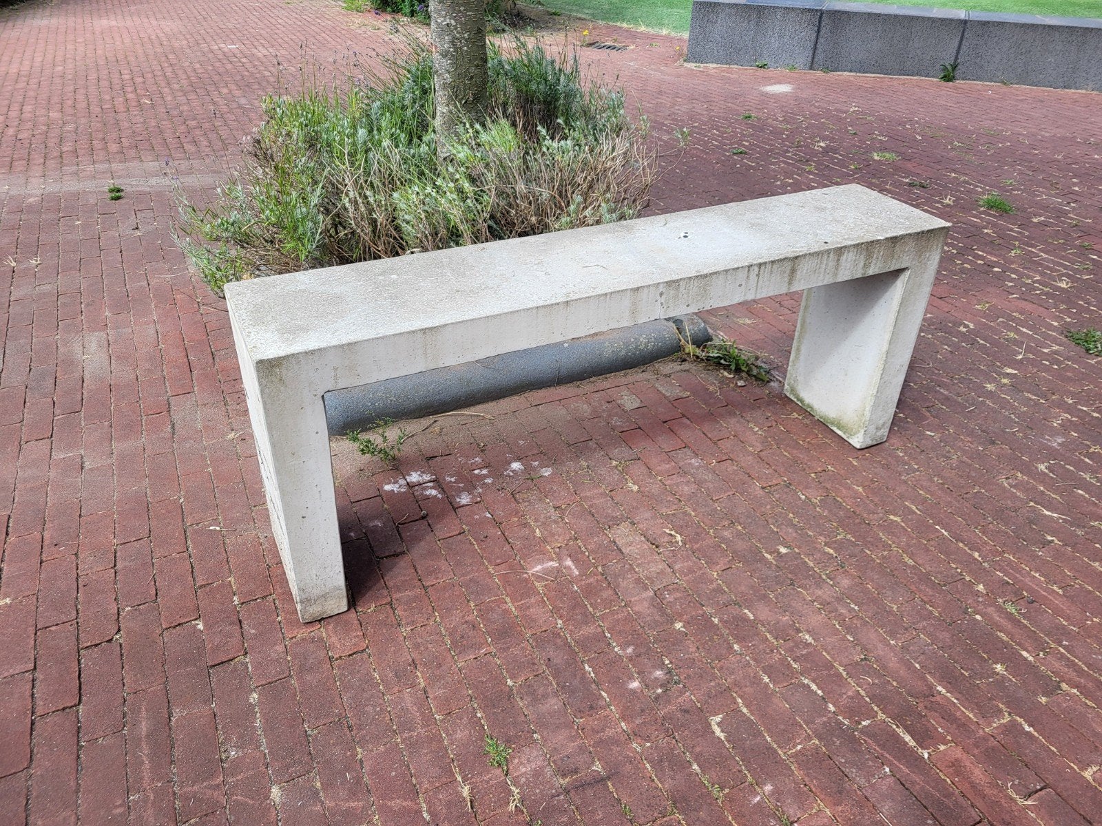 betonnen bankje, Ophalen, Gebruikt, Overige materialen