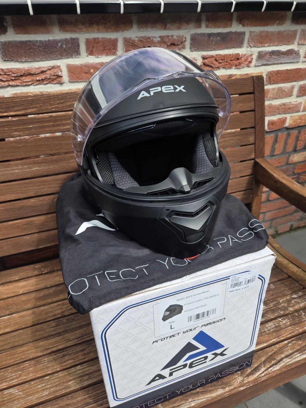 Apex mi100 systeemhelm, Ophalen, Tweedehands, Systeemhelm, Overige merken