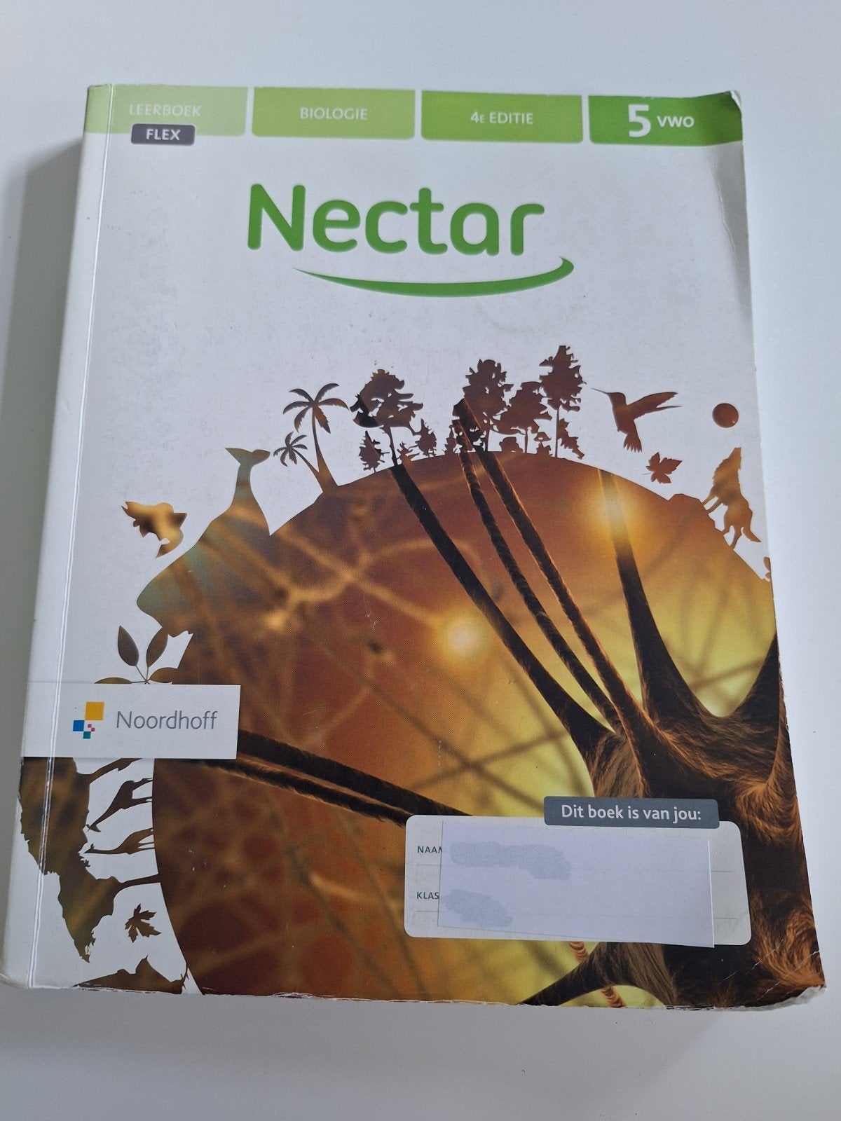 Nectar Biologie 5 VWO Leerboek 4e Editie Noordhoff, Boeken, Ophalen of Verzenden, Beta, Gelezen