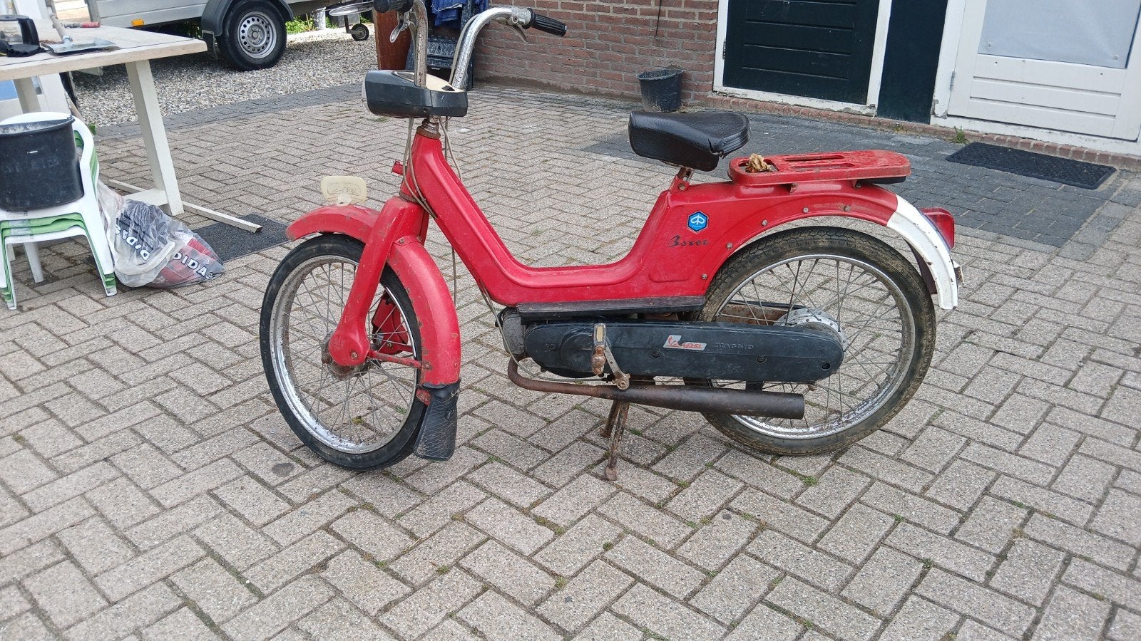 Piaggio Vespa Boxer, Ophalen