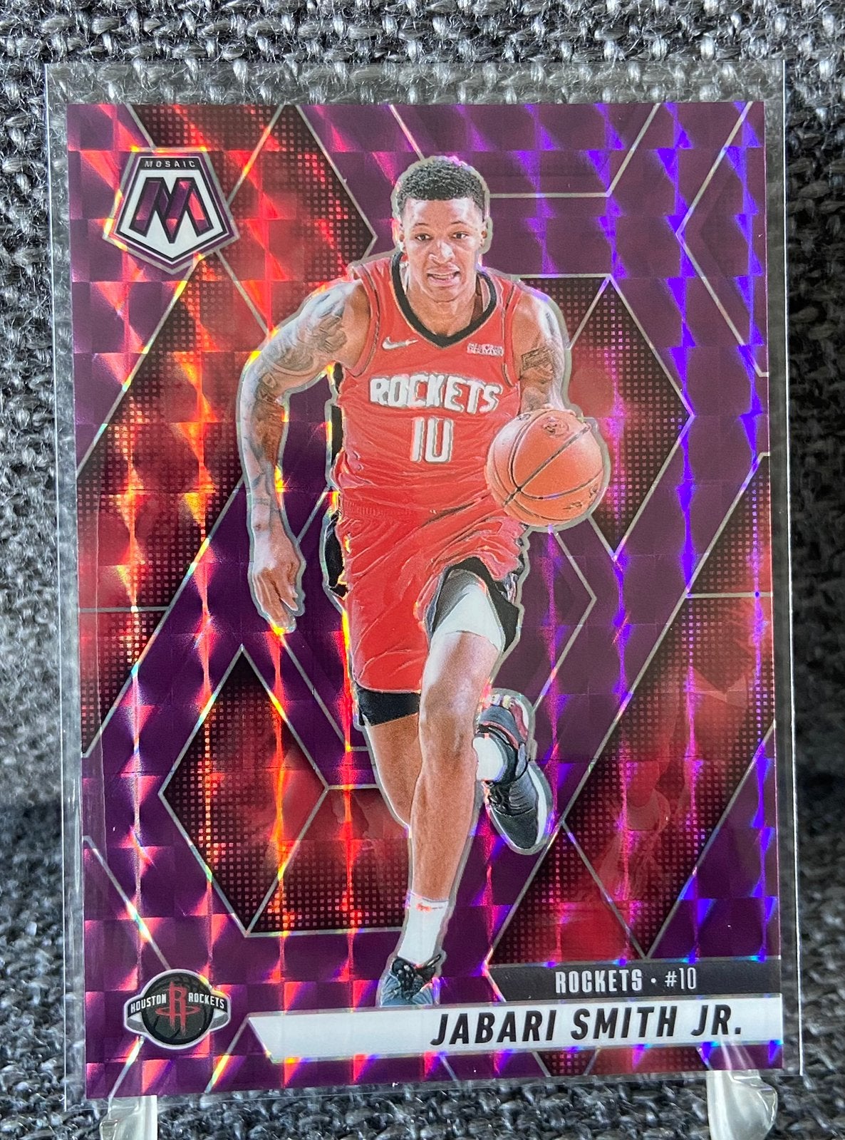 Jabari Smith Jr. /99 purple Houston Rockets Panini NBA card, Ophalen of Verzenden, Nieuw, Plaatje