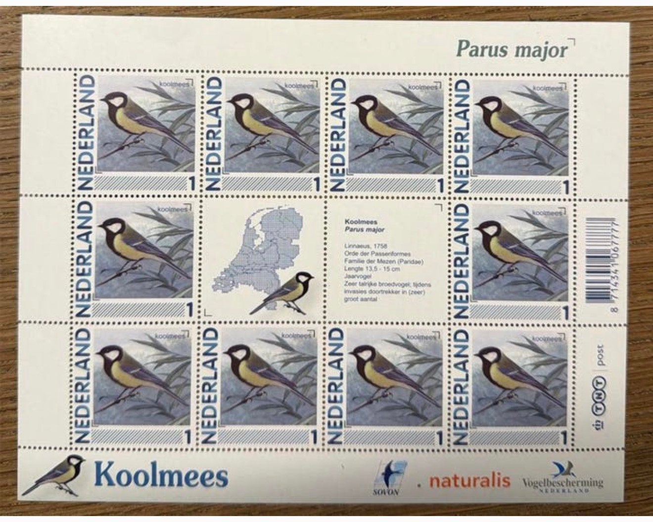* postzegels pf. Koolmees. Vogelbescherming, Postzegels en Munten, Postzegels | Nederland, Ophalen of Verzenden, Na 1940, Postfris