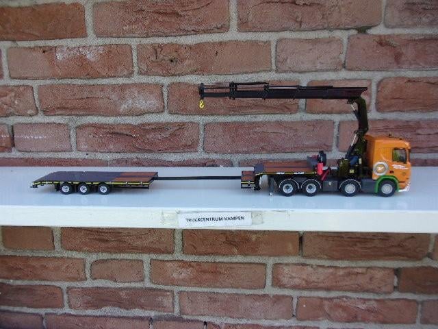 WSI  Scania  R  Normal    van  Holtrop  van  der  Vlist., Hobby en Vrije tijd, Modelauto's | 1:50, Ophalen of Verzenden, Nieuw