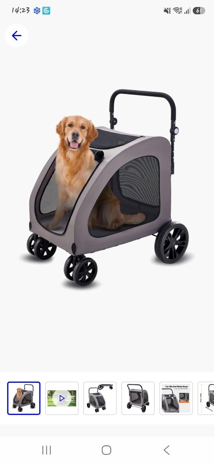 hondenbuggy nieuw in doos, Ophalen of Verzenden, Nieuw