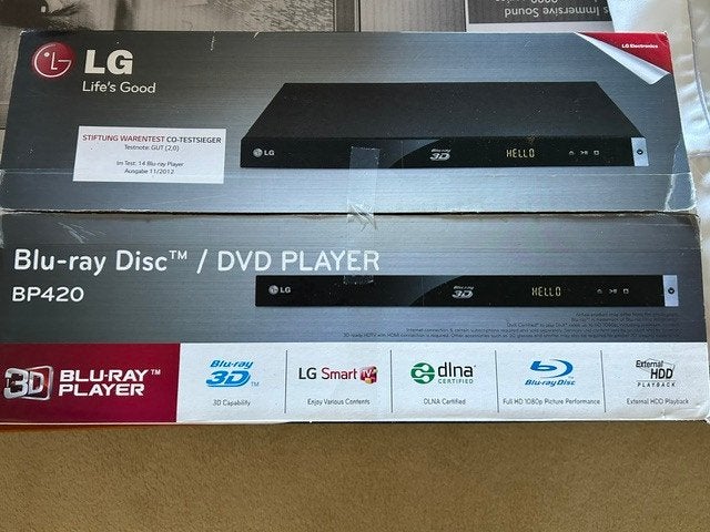 LG BP420 Blu-ray Disc / DVD-speler - 3D Capable, Ophalen, Zo goed als nieuw, Dvd-speler, LG